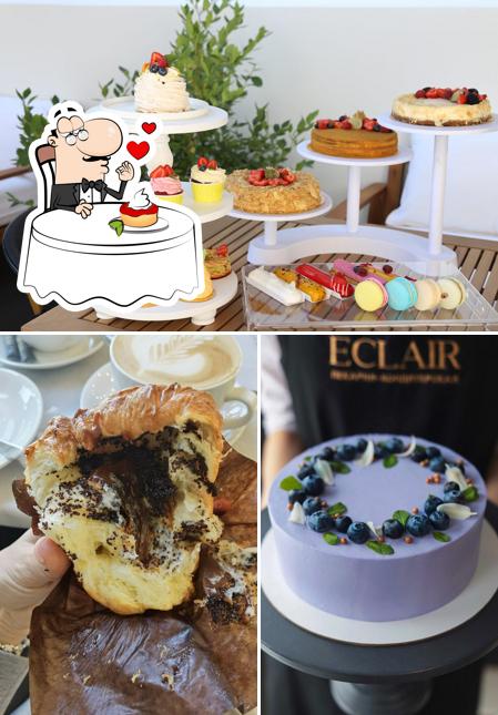 "Eclair" предлагает большое количество десертов