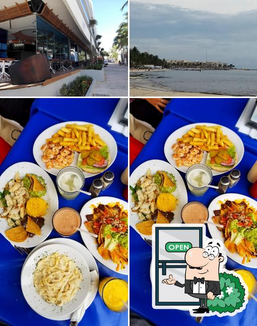 The picture of Playa Maya Beach Restaurant’s exterior and food