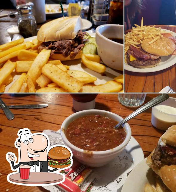 Order a burger at Cedar's Restaurant & Lounge