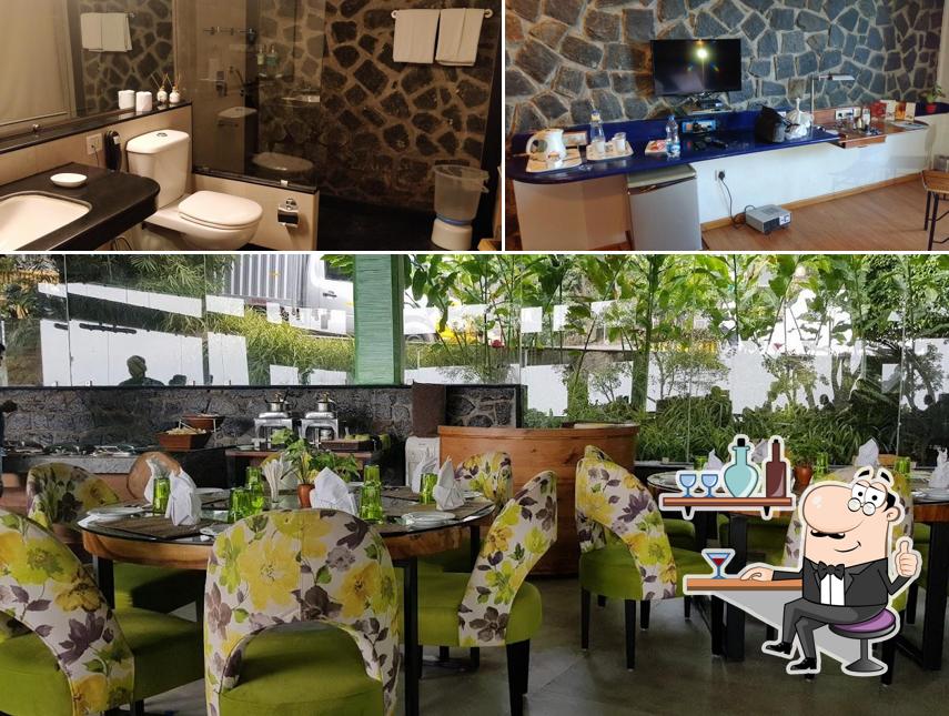 The interior of Great Trails Yercaud by GRT Hotels
