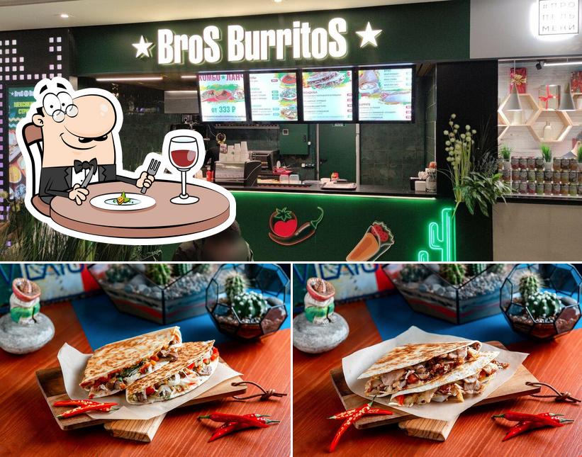 BroS BurritoS cafe, Moscow, Театральный проезд Restaurant menu and