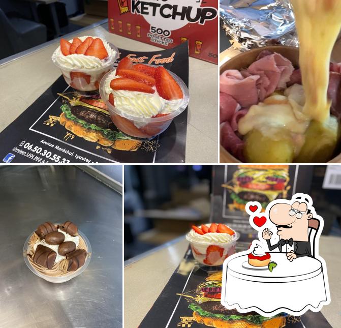 Profitez l'un des desserts