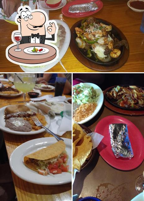 Food at Los Rancheros Mexican Restaurant
