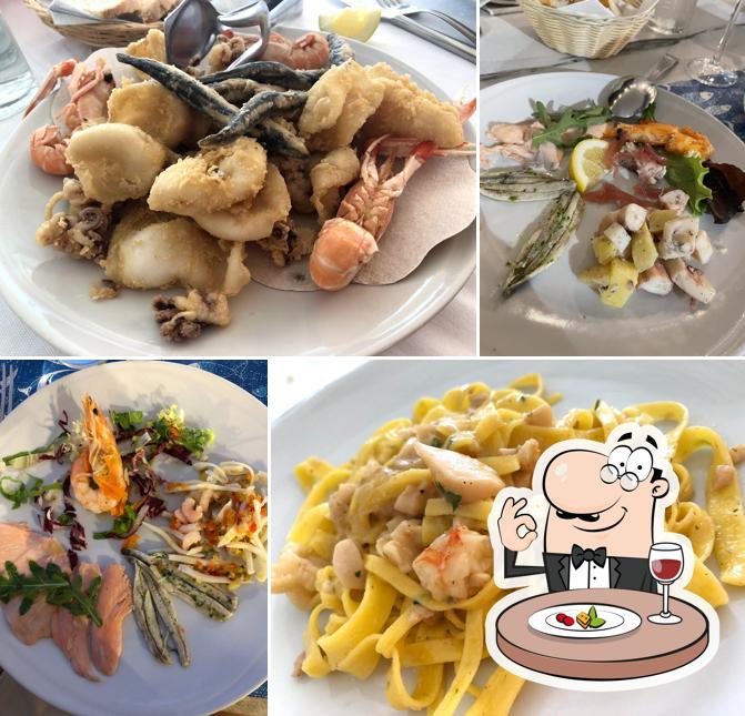 Cibo al Ristorante Chalet Settemari