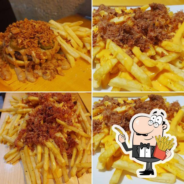 Experimente cbatatas fritas francesas no Felix burger