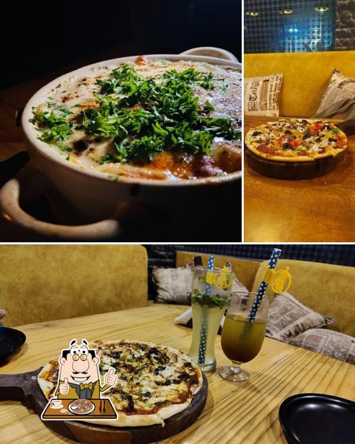 At The New Yorker Café, you can order pizza