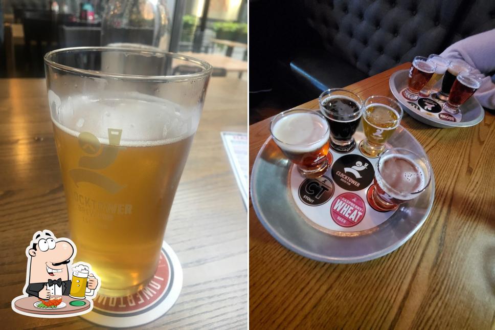 Clocktower Brew Pub - Rideau offre une sélection de bières