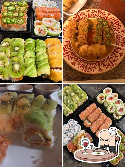 Еда в "Oishi Sushi"