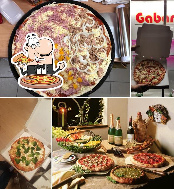 Elige una pizza en Gabara Pizzeria-Döner
