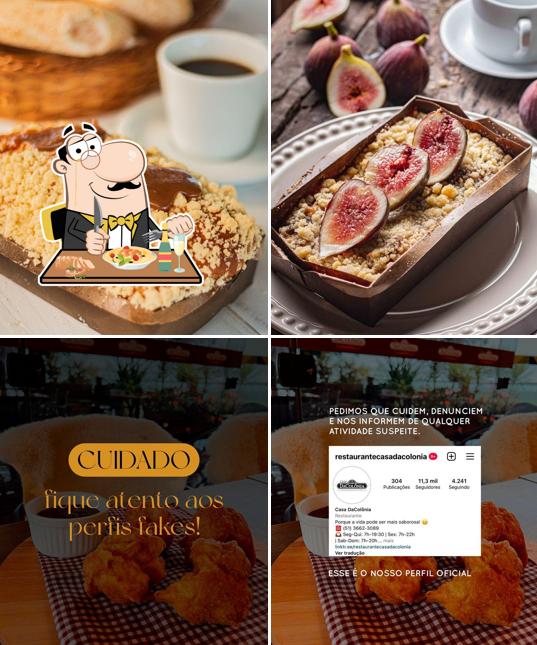Platos en Restaurante Casa DaColônia
