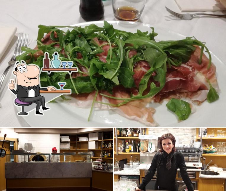 La foto di interni e cibo da Ristorante Pizzeria Gambero Rosso