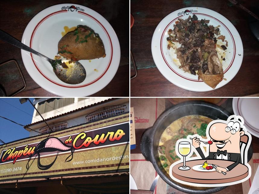 Comida em Restaurante Chapéu De Couro