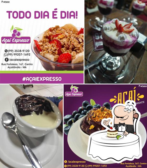 Açai Expresso provê uma gama de pratos doces