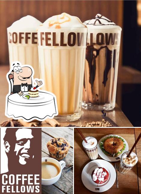 Coffee Fellows offers a variety of desserts