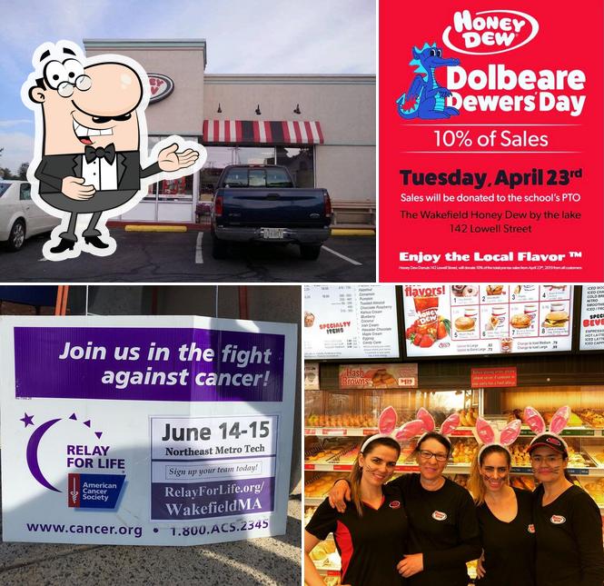 Honey Dew Donuts, 142 Lowell St in Wakefield Restaurant menu and reviews