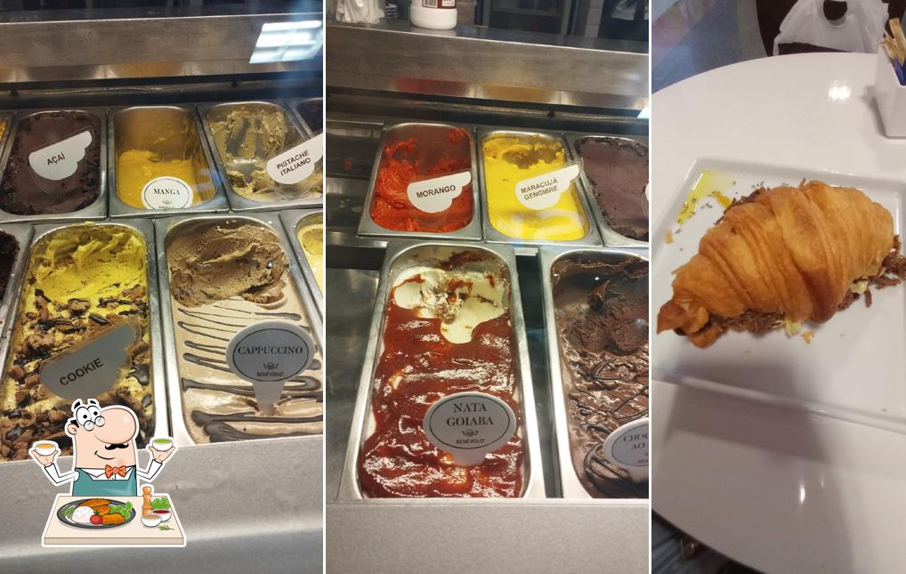 Platos en Benévolo Café e Gelato
