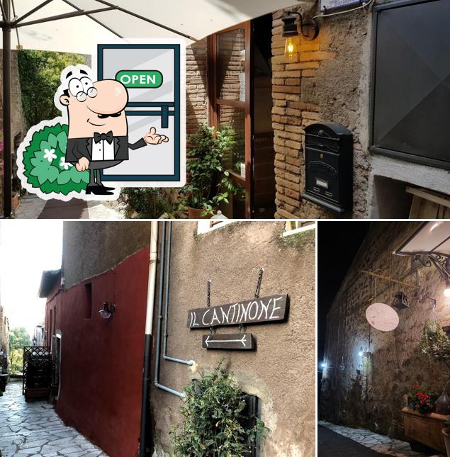 Gli esterni di Il Cantinone Ristorante, pizzeria e pub