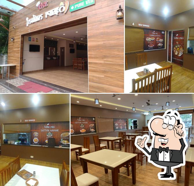 The interior of The Indian Rasoi - Pure Veg Restaurant in JP NAGAR