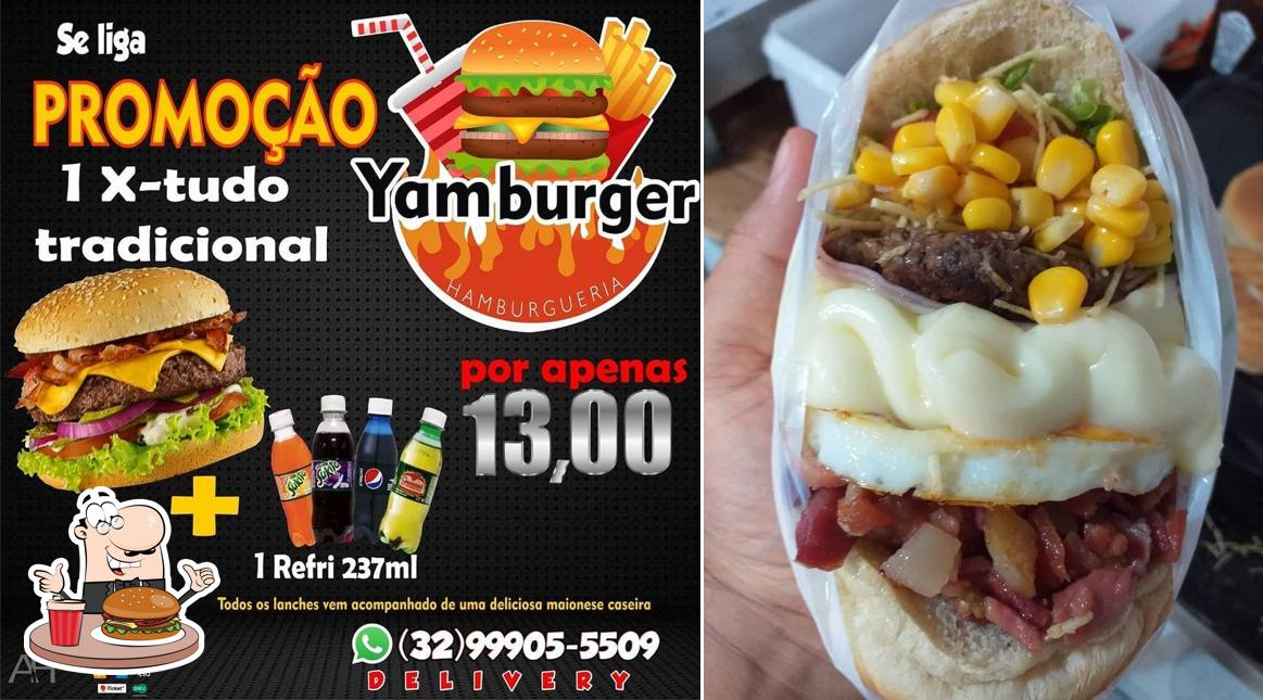 Delicie-se com um hambúrguer no Yamburger Delivery