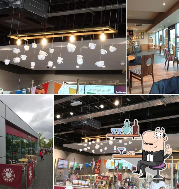 Check out how Costa Coffee looks inside