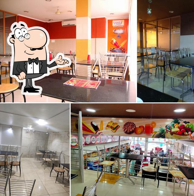 The interior of Navya Bakers, Irinjalakuda