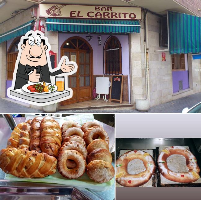 В Bar Colombiano El Carrito есть еда, внутреннее оформление и многое другое