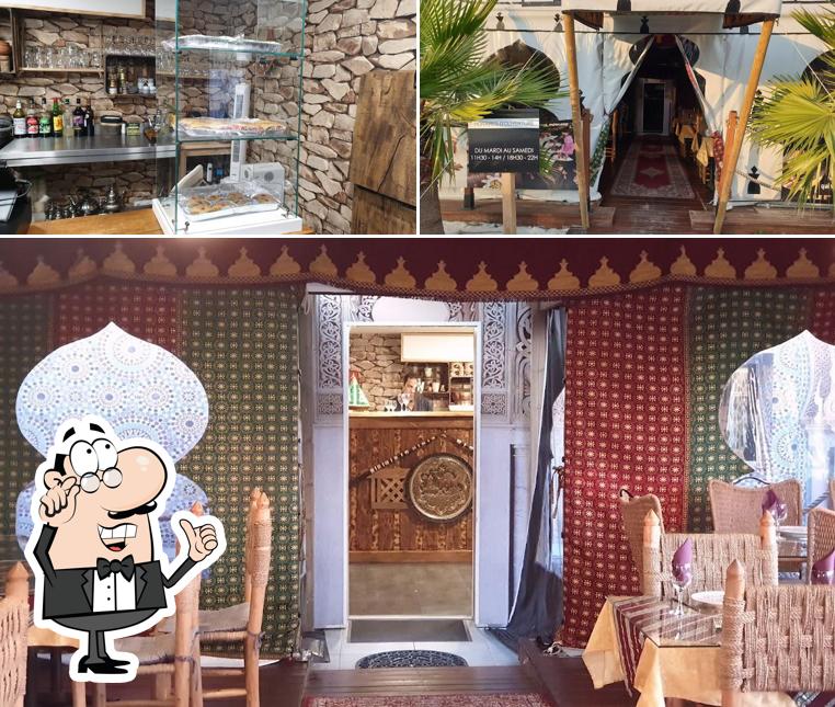 L'intérieur de Restaurant Marocain et Méditerranéen Le Sahara