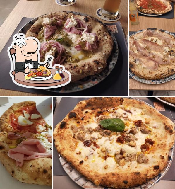 Scegli una pizza a Flames Pizzeria