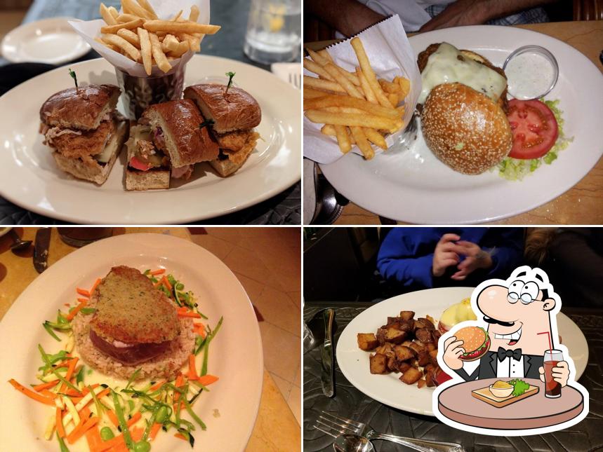 Try out a burger at The Cheesecake Factory