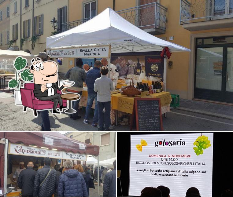 Dai un'occhiata agli interni di Trattoria Campanini