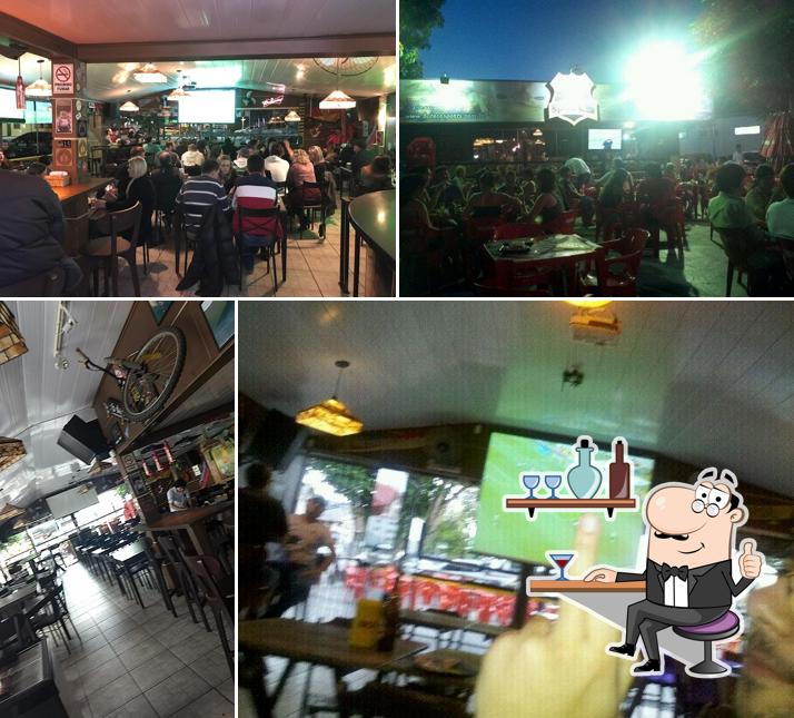 O interior do Boteco Sports Bar Restaurante Choperia