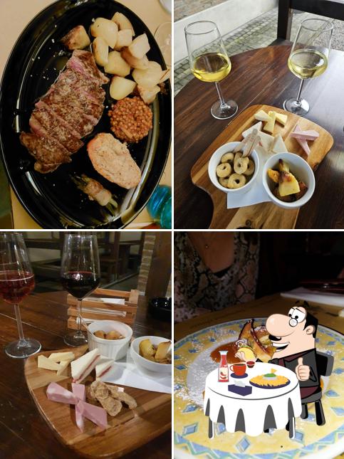 Piatto di formaggi al Enoteca Della Scimmia