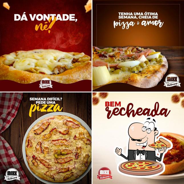 Escolha pizza no Mixx Delivery