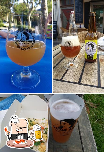 Vous pouvez prendre une pinte de bière blonde ou brune