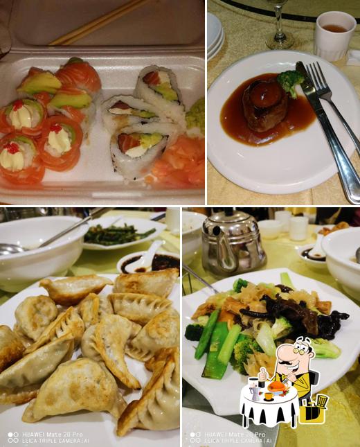 Food at Man Ho Chinese Restaurant