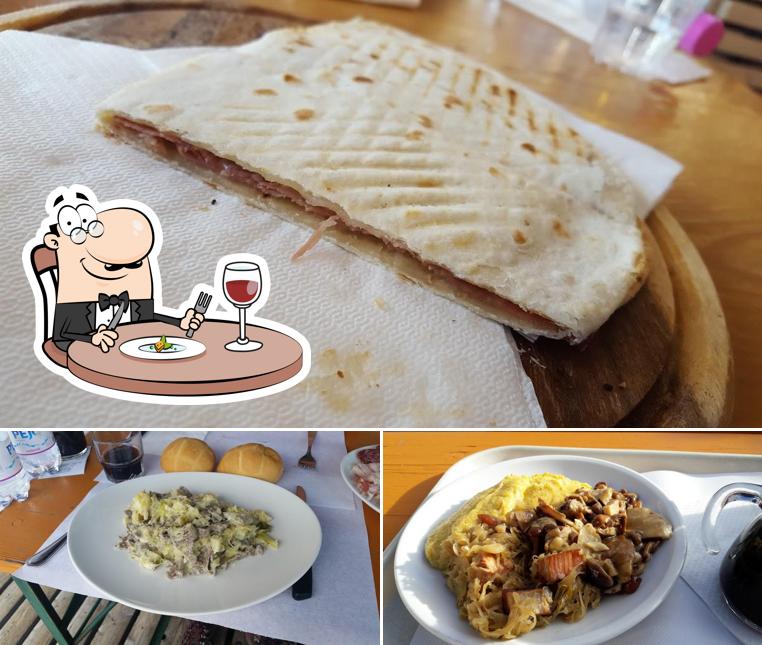 Cibo al Rifugio Doss dei Cembri