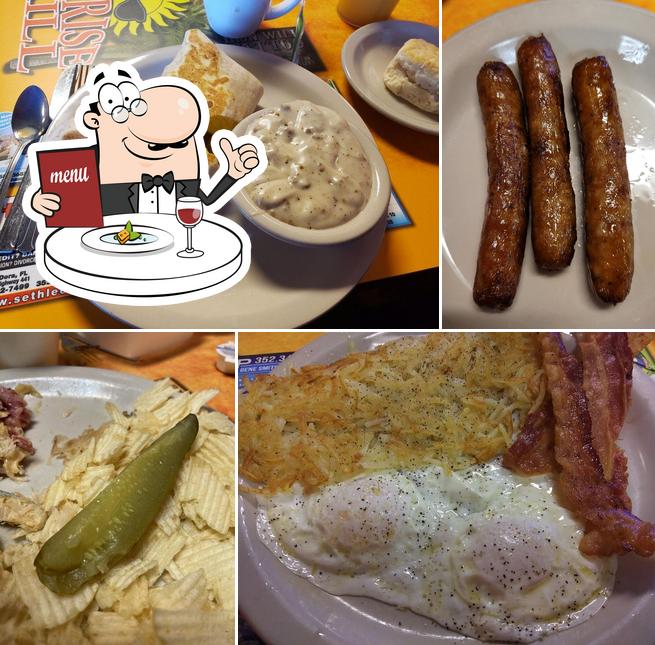 Sunrise Grill in Tavares Restaurant menu and reviews