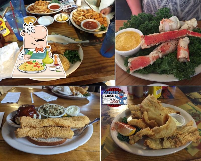 Catfish Lake at the Lodge, 16609 Clay St in Bellevue Restaurant menu