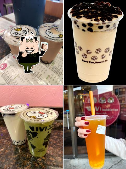 Enjoy a beverage at Vivi Bubble Tea on Tremont