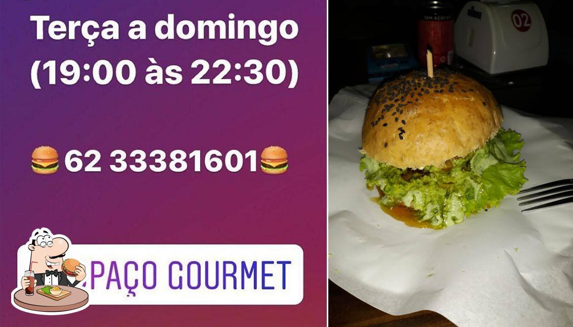 Delicie-se com um hambúrguer no Espaço Gourmet Delivery