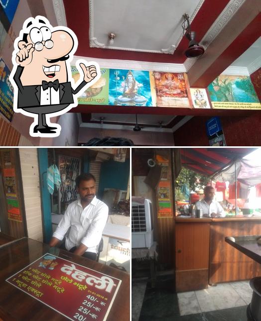 The interior of Dehli Chhole Bhature