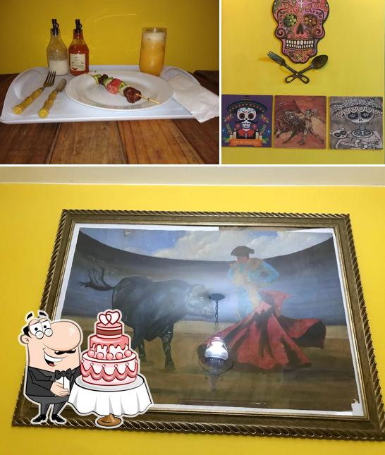 A ilustração da casamento e bebida no El Toro Espeteria e Restaurante