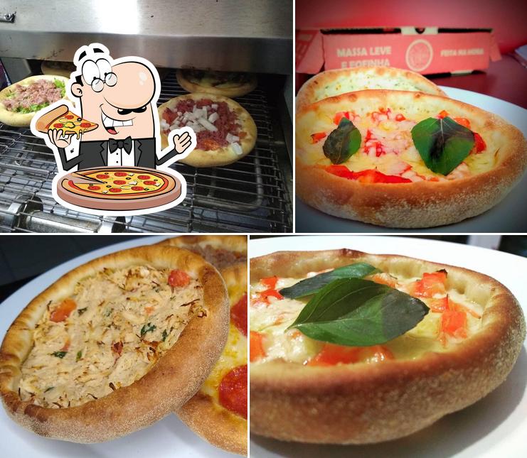 Experimente pizza no Haus's Esfiharia®️