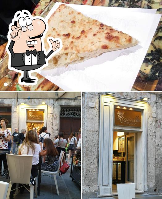 La foto di interni e cibo da Pizzeria al taglio "Reginella"