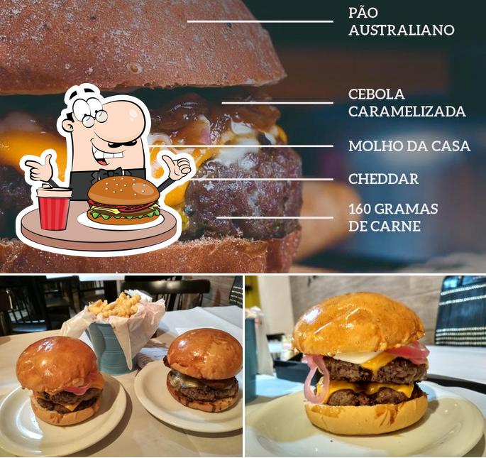 Peça um hambúrguer no Sheriff Burger