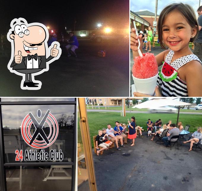 yellow sno cone shack in Bryant Restaurant reviews