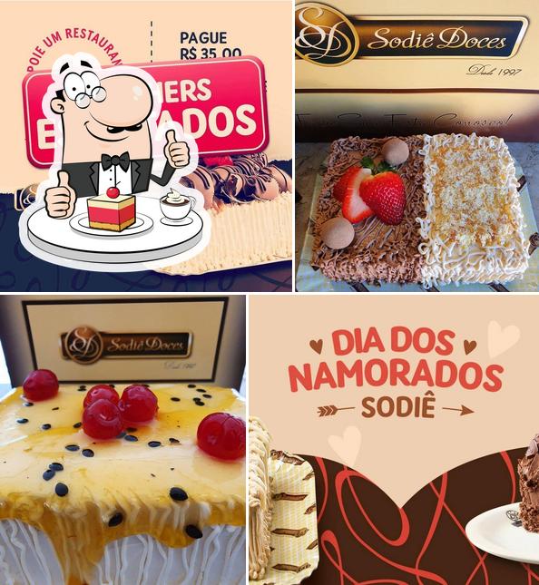 Sodiê Doces serve uma escolha de pratos doces