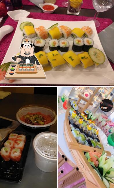 Les sushi sont offerts par Sushi Plaza