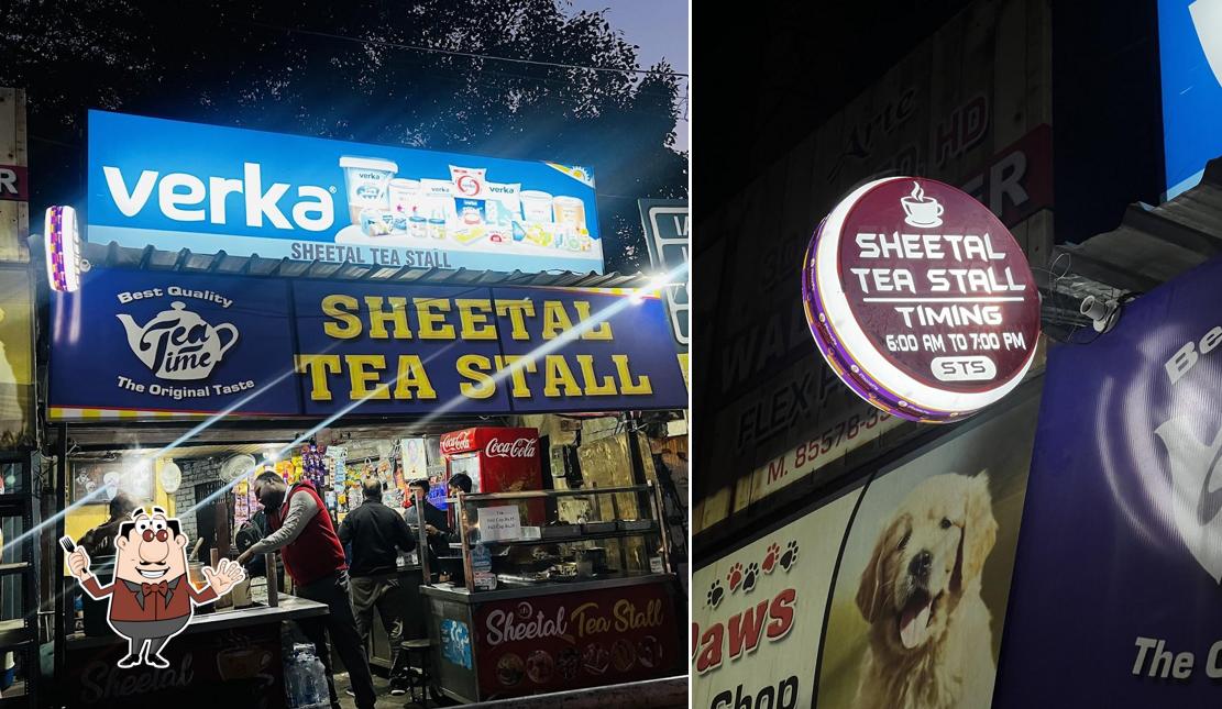 Food at Sheetal Tea Stall