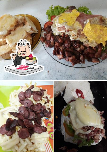 Bigode Lanches oferece uma variedade de pratos doces
